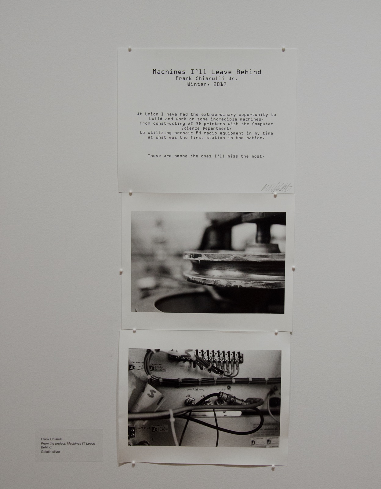 Machines I'll Leave Behind